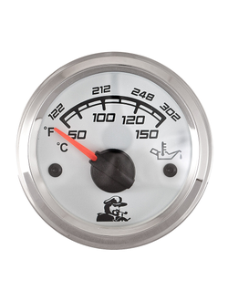 Указатель температуры масла, Мореман 50-150 градусов, белый циферблат