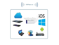 VStarcam. Уличная IP WiFi/LAN видеокамера с DVR, HD (18,5 градусов)