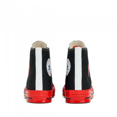Кеды Converse Comme des Garcons PLAY черные высокие мужские a01793c