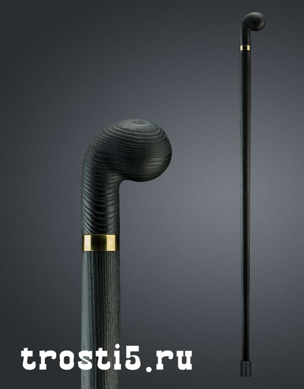 черная каплевидная трость набалдашник для самообороны