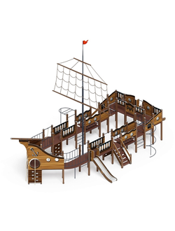 Серия «Шхуна» ДИК 2.03.3.03-03 H=1200 H=1500 игровой комплекс