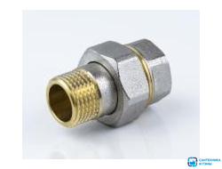 Разъемное соед.(американка) прямая VIEIR 2'' вр/нр никель