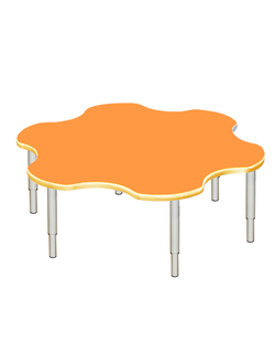 СТОЛ ДЕТСКИЙ ЛДСП РЕГУЛИРУЕМЫЙ 22 (ДИАМ.1000)