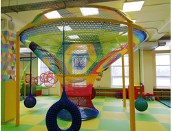 Вязаный игровой лабиринт «Красочные сети «Дерево»