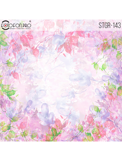 Фотофон на холсте «Калейдоскоп цветов»