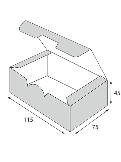 Упаковка  для наггетсов,куриных крыльев,картофеля фри 400 мл S