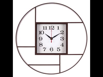 Часы настенные Классика корпус корич 35*35 [96 532]