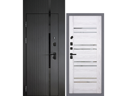 Входная дверь Сити с панелью PSK-1 Ривьера айс