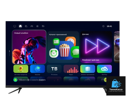 Телевизор Sber SDX 50U4126 чёрный 3840х2160, 4K Ultra HD, 60 Гц. Wi-Fi, Smart TV, Салют ТВ