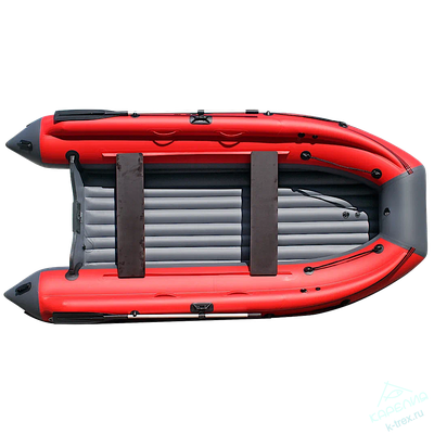 Лодка ПВХ Angler Reef Тритон 390FiНД с интегрированным фальшбортом