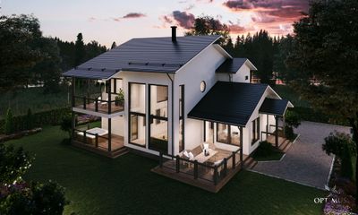 Комплект дома Lakka Haukansilma- 247 м²
