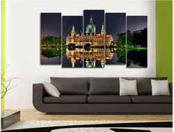 Модульная картина "Нью сити холл"