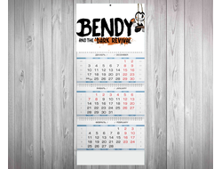 Календарь квартальный Бенди и чернильная машина №6