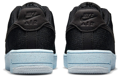 Air force 1 flyknit low black metallic silver store
