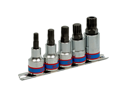 Набор торцевых насадок 1/2", Spline, М8-М16, 5 предметов KING TONY 4105PR