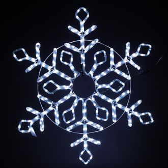 Снежинка световая 90см фигура из дюралайта с мерцанием  казань