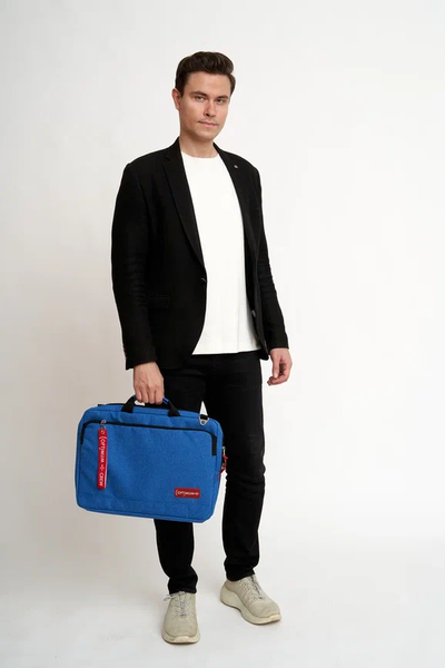 Сумка для ноутбука 17.3 - 18 дюймов Optimum RL, голубой