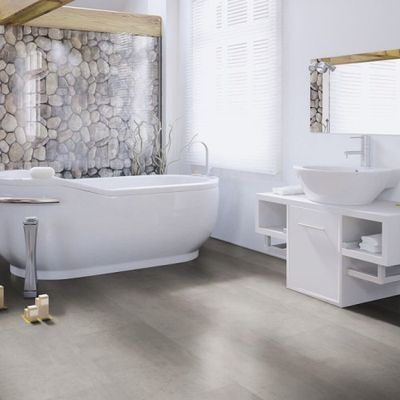 Виниловый пол Wineo 800 Stone Raw Concrete DB00088 клеевой