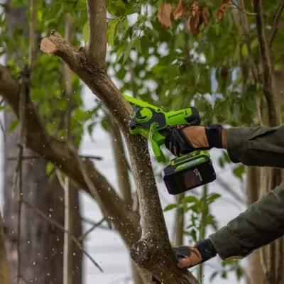 Мини пила аккумуляторная цепная Greenworks GD24CS15