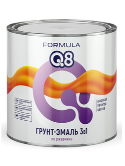 ГРУНТ-ЭМАЛЬ 3в1 по ржавчине «Формула Q8» 2.7 кг
