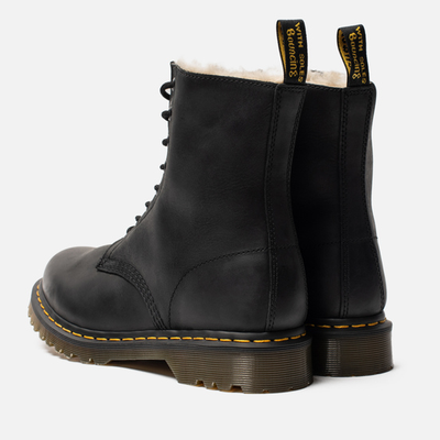Dr Martens ботинки Serena Burnished черные зимние