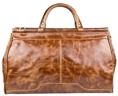 Кожаный саквояж Altamura Premium cognac (арт. 4025-53)