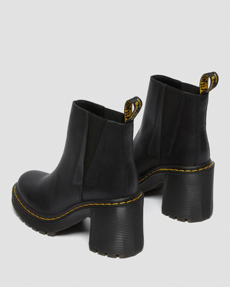 Челси Dr. Martens 2976 Spence Leather Black черные женские