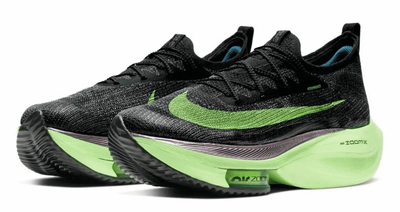 Nike Air Zoom Alphafly Next Flyknit (Черные) Арт2 сбоку