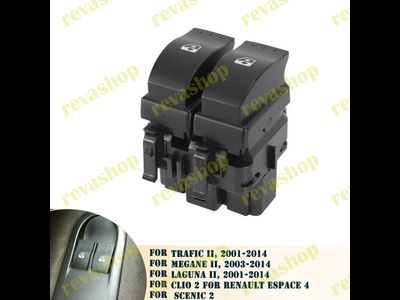 Стеклоподъемники Renault, кнопки стеклоподъемников Renault, управление стеклоподъемниками Renault, б