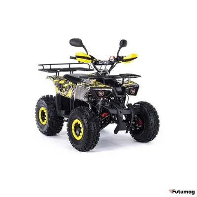 Квадроцикл Motax ATV Grizlik Super Lux 125 сс (AB) Желтый-камуфляж