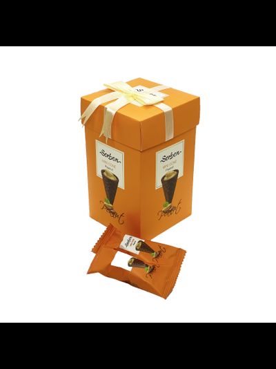 КОНФЕТЫ SORBON РОЖОК ХРУСТЯЩИЙ АРАХИС И ВОЗДУШНЫЕ ЗЁРНА, 200 Г.