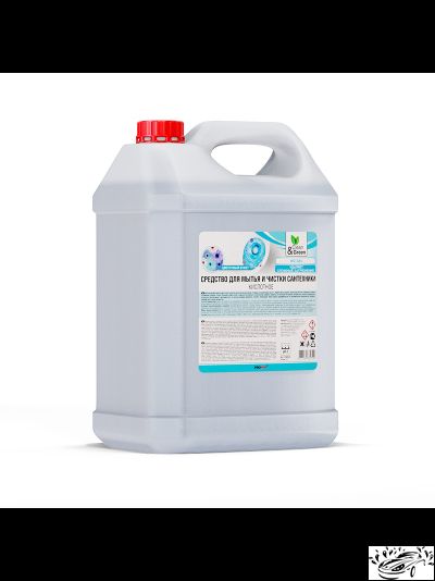 Средство для мытья и чистки сантехники "WC-Gel" (кислотное) 5 кг, Clean&amp;Green