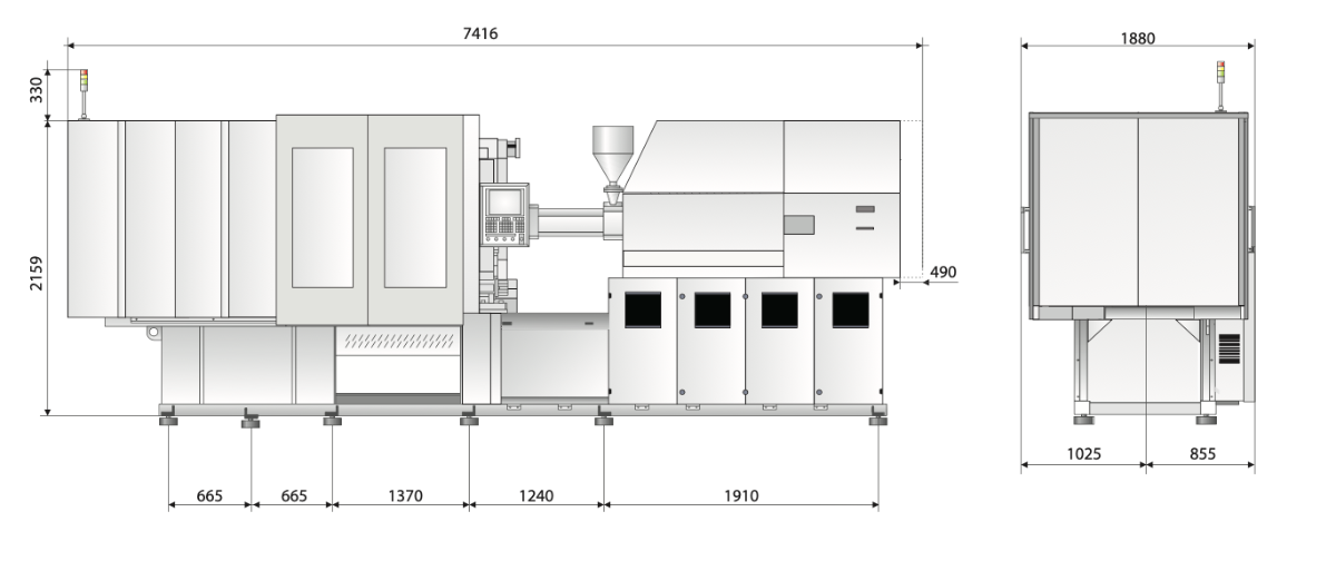 SE-3000V Габариты