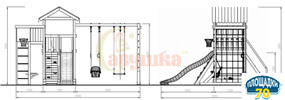 Детская площадка Савушка Мастер 4 (4 сезона)