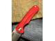 Фрикционный складной нож Микрос+ сталь VG-10, рукоять G10, цвет красный