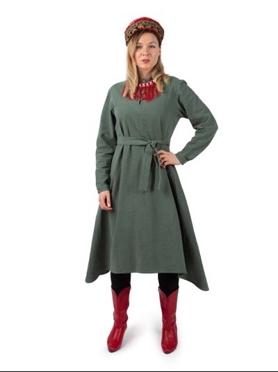 "Донское" базовое платье - укороченное, 100% крапива