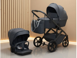 Детская коляска 2 в 1 Sweet Baby Dolce Dark Grey