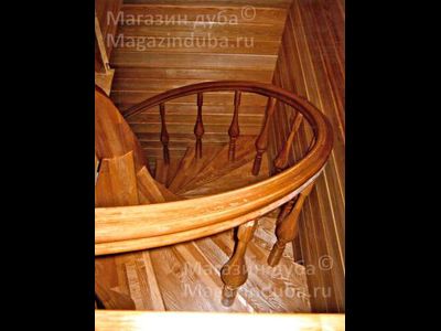 Ограждение из ясеня. Вариант №6