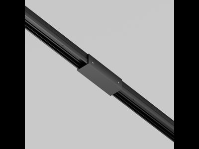 Коннектор прямой для профиля Elasity IP черный, O-TR001-SC180