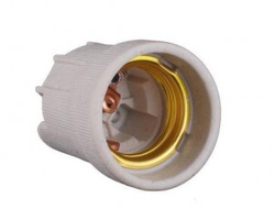 Патрон E27 (керамический, прямой, подвесной) Китай