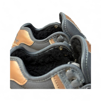 New Balance 574 Encap Grey Gold С Мехом