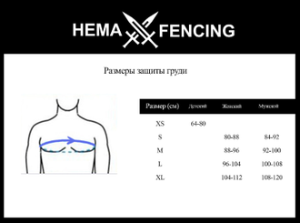 Защита груди мужская и женская