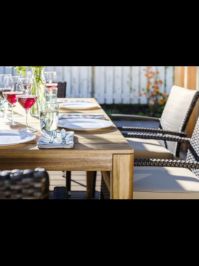 Обеденный комплект Aura 170 см на 6 персон со стульями