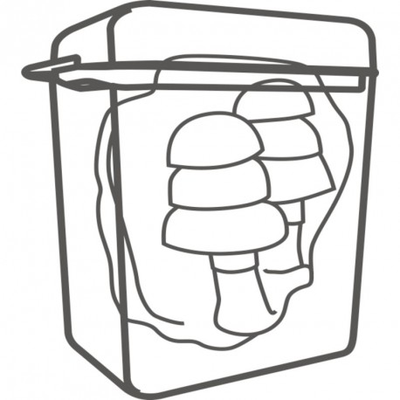 СИЛИКОНОВЫЕ БЕРУШИ МНОГОРАЗОВОГО ИСПОЛЬЗОВАНИЯ CONICFIT010