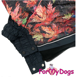 Комбинезон Листья черный