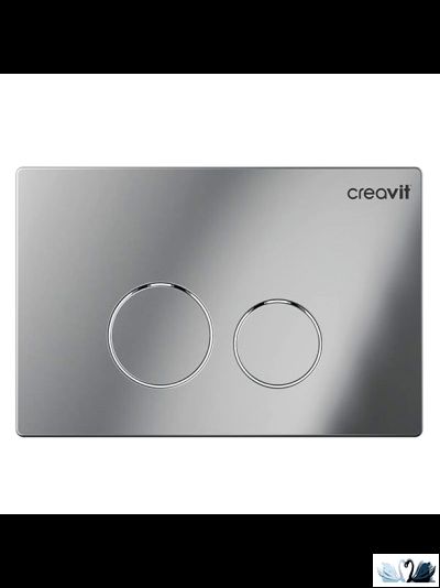 Панель смыва инсталляции CREAVIT TERRA GP9004.00 хром глянец купить в магазине Маруся со скидкой