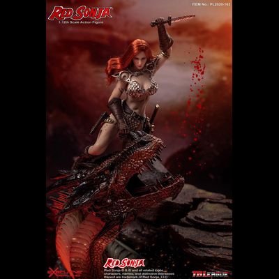 Рыжая Соня - Коллекционная фигурка 1/12 (PL2020-163) - Red Sonja 1/12 Scale Action Figure - TBLeague