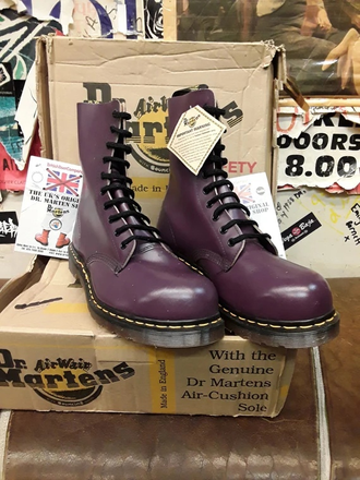 БОТИНКИ DR. MARTENS (ДОКТОР МАРТИНС) 1460 сиреневые женские