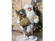 Дед Мороз в белом полушубке с мешком 30см