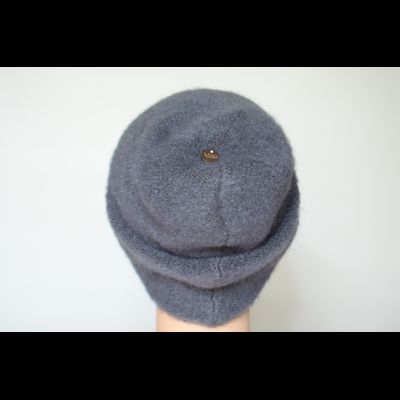 Темно - серая женская шапка из мохера Vizio Италия 6945 CL
